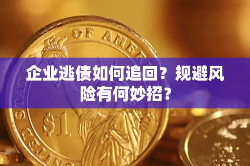北京企业逃债如何追回？规避风险有何妙招？