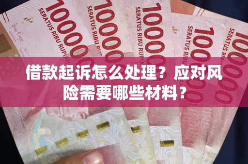 北京借款起诉怎么处理？应对风险需要哪些材料？