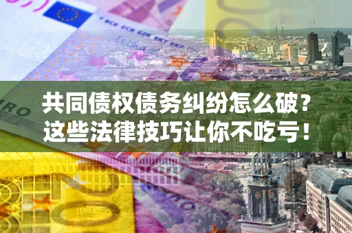 北京共同债权债务纠纷怎么破？这些法律技巧让你不吃亏！