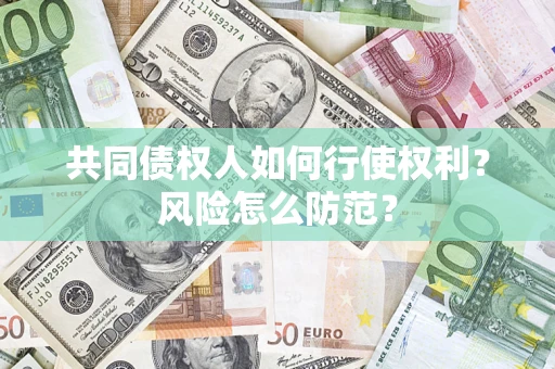 北京共同债权人如何行使权利？风险怎么防范？
