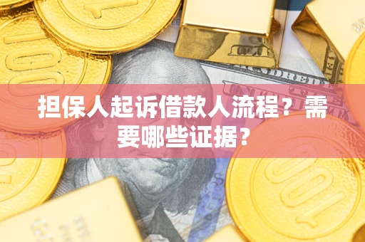 北京担保人起诉借款人流程？需要哪些证据？