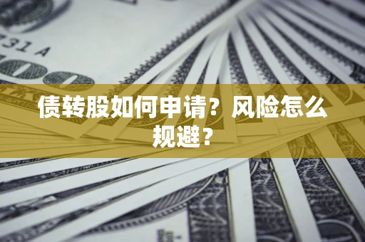 北京债转股如何申请？风险怎么规避？